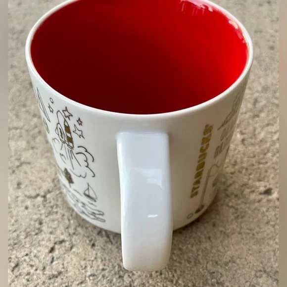 Starbucks Been There Series Florida Holiday Gold The Sunshine State Mug 14 oz - Picture 5 of 7